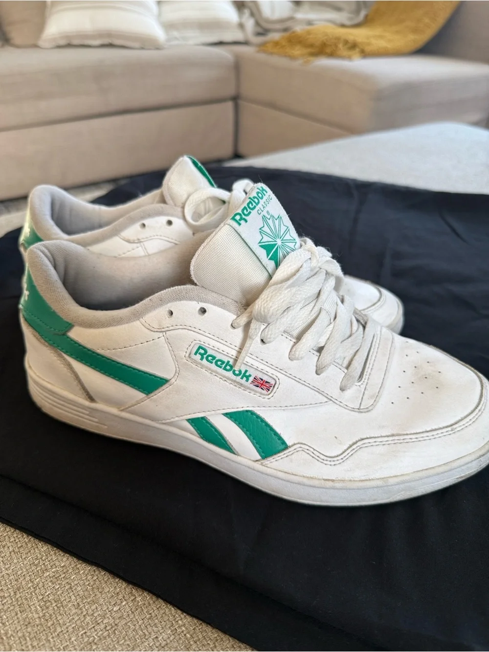 Reebok Club C Revenge White Glen Green Sneakers Men’s Size 10